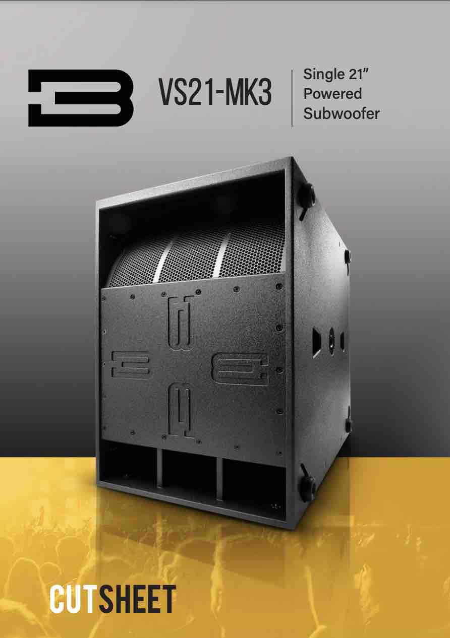 BASSBOSS VS21 MK3 Technical Sheet PDF