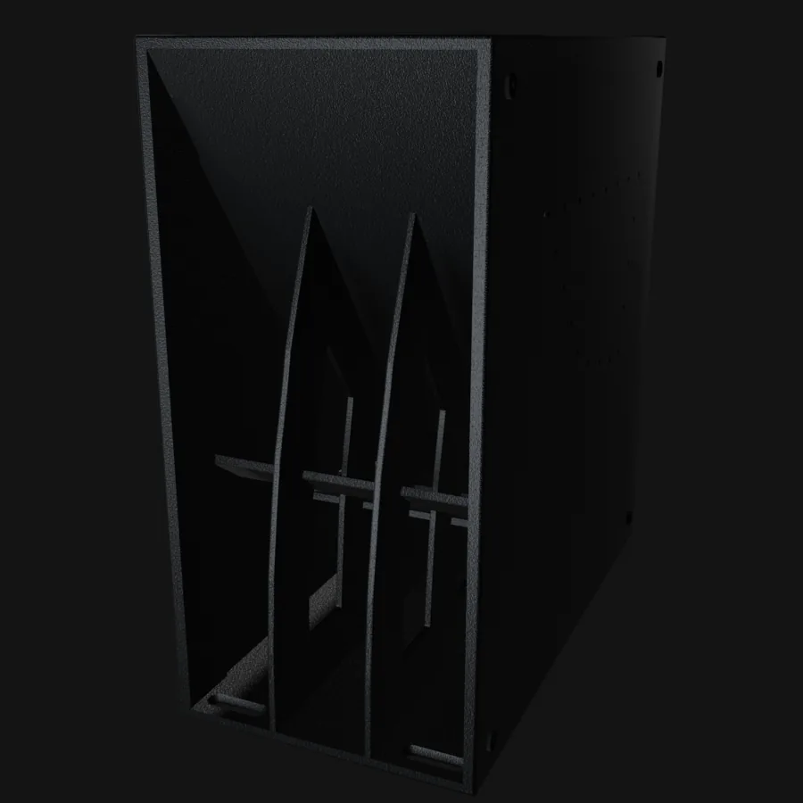 HSD Sound Systems Battleaxe subwoofer, alternate angle