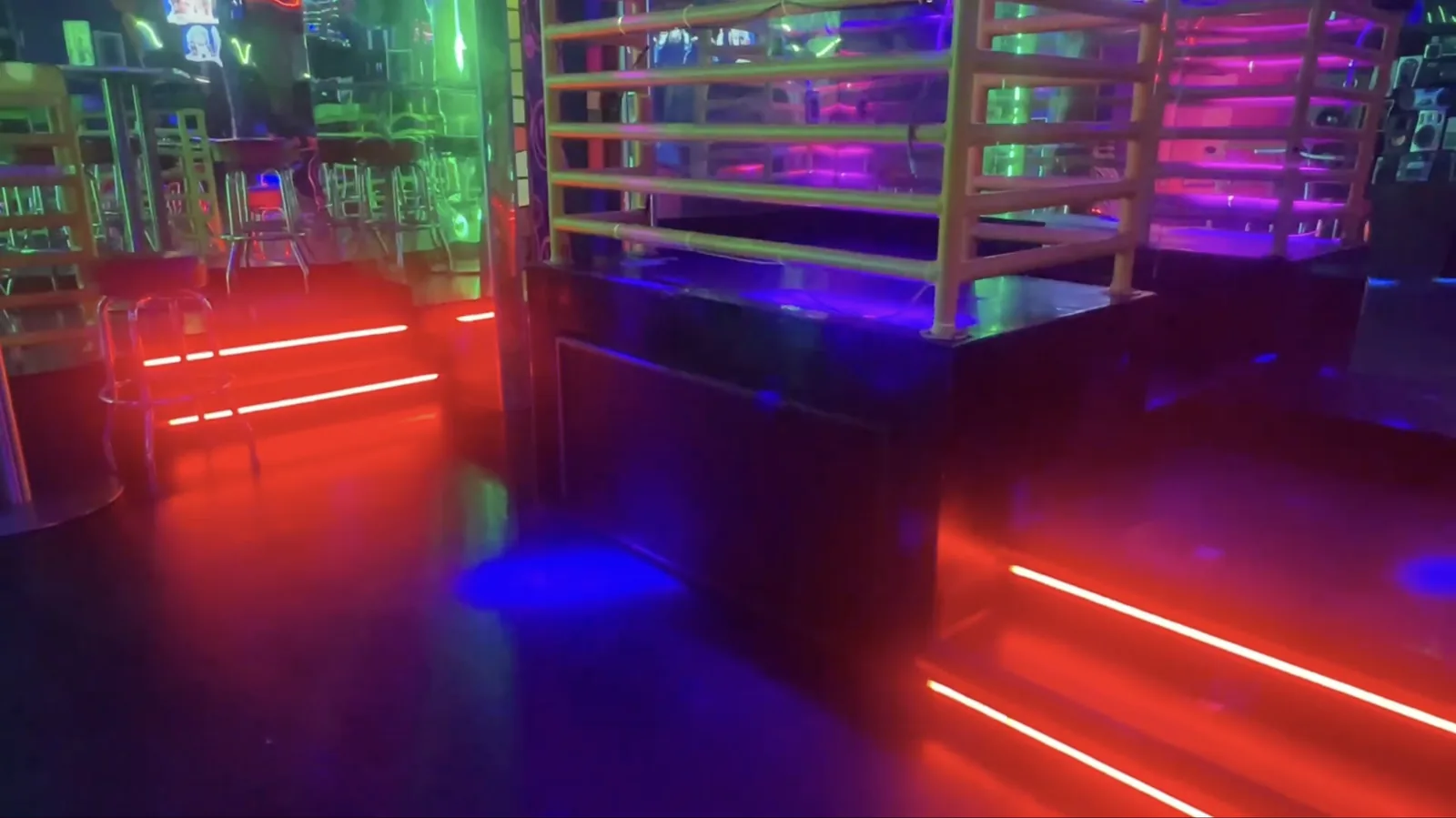 Multi-room arcade nightclub install 7