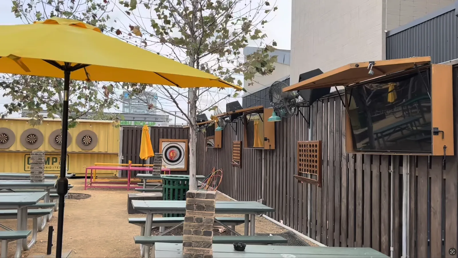 Camp 1604 bar with patio install 3