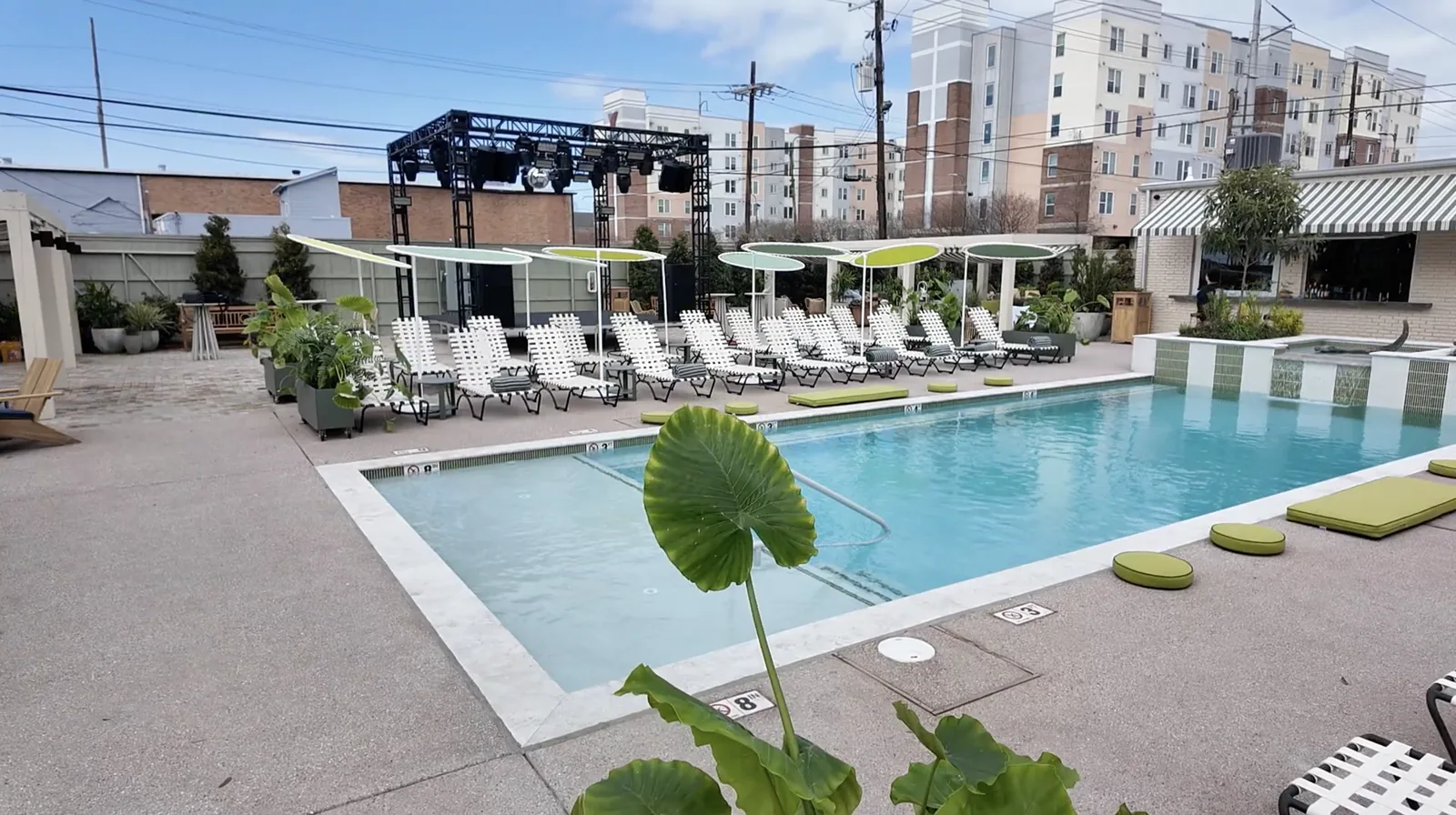 NOLA premium poolside lounge install 1