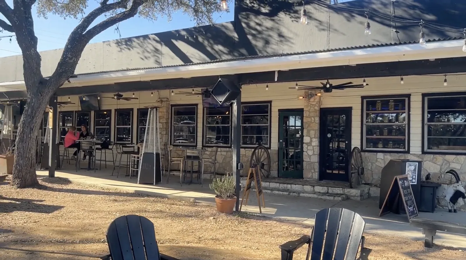 Hill Country outdoor bar install 8