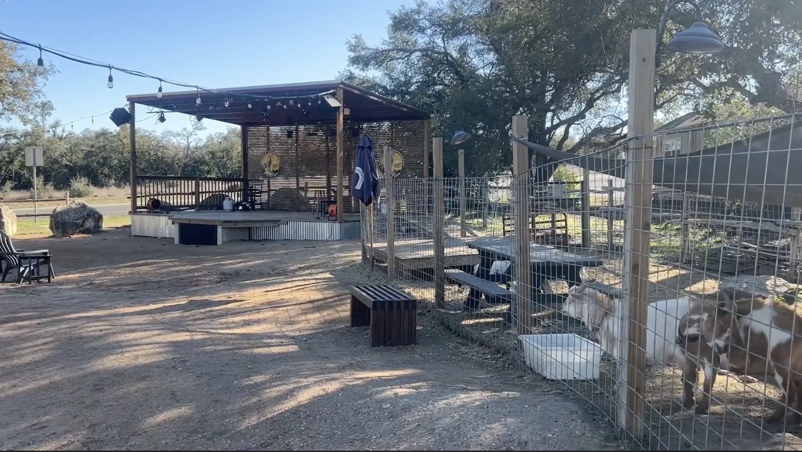 Hill Country outdoor bar install 10