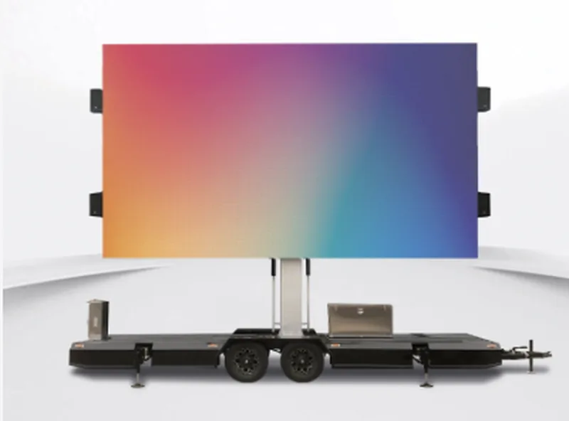 MOBO MB-28 LED screen trailer, 23' x 13' screen