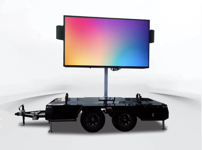 MOBO MB-5D LED screen trailer, Two 9.84' x 4.92' screens