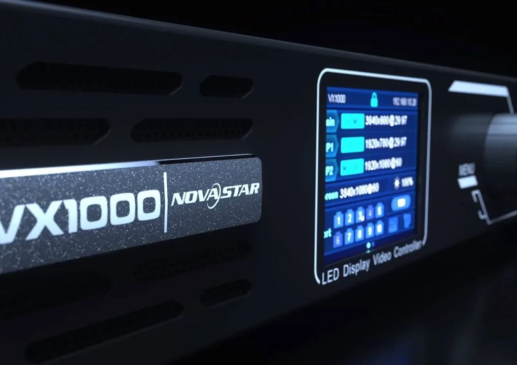 NovaStar VX1000 video processor that drives the MOBO MB-60E jumbotron screen